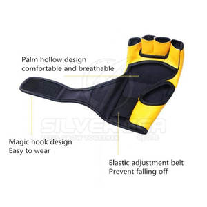 Gants de MMA en cuir de qualité supérieure, logo personnalisé, respirants, confortables, légers, haute qualité, SILVER SEA SPORTS - Product Image 6