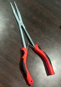 Pince à bec long de 11 pouces de qualité supérieure, à dents crantées, avec ressort de rappel, outil de pêche multifonctionnel pour retirer les hameçons - Product Image 3