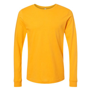 Hombre Slim-Fit Manga Larga Patrón Sólido Liso Teñido Golf para Polos Camisa de barra larga de los hombres - Product Image 5