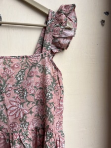 Robe florale en coton indien robes décontractées vêtements pour femmes 2024 Robe sans manches robes pour femmes longues robes moulantes femmes - Product Image 4