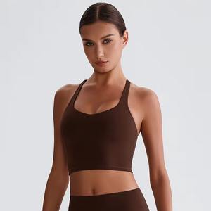 Mujeres Deportes Tank Top Seamless Yoga Crop Top Gimnasio Fitness Workout Activewear Personalizable - Product Image 3