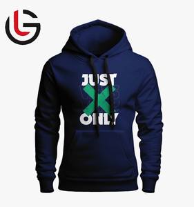 DTF Sweat à capuche d'hiver chaud pour hommes 100% coton tricoté 100% fibres de polyester élégant imprimé bouffant Logo grande taille - Product Image 2