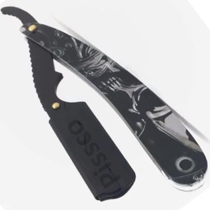 Rasoirs de rasage pour hommes, rasoir manuel en acier inoxydable, rasoir de sécurité à bord droit, rasoir pliable pour barbe, rasoir de barbier - Product Image 5