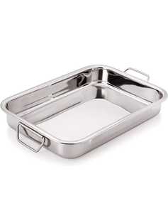 Stainless Steel <b>Round</b> <b>Tray</b> <b>Baking</b> Mesh <b>Trays</b> for Dinnerware Serving Plate - Product Image 3