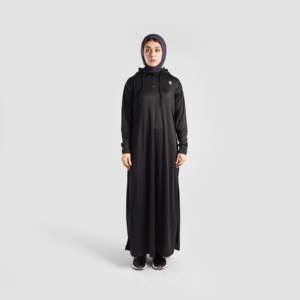 Ropa Deportiva Enigma Modest con Top Cubierto en Negro - Product Image 2