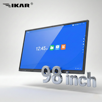 Pizarra Electrónica Interactiva de 23-98 Pulgadas, Pantalla Táctil 4K, Entrada con Lápiz, para Conferencias, Enseñanza, Salas de Reuniones