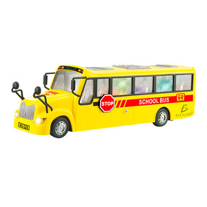 Grande Autobus Scolastico Giocattolo in Plastica Educativo per Bambini - Product Image 1