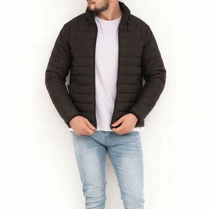 Veste matelassée réversible imperméable à manches longues avec capuche et patchwork, légère et tendance, prix abordable, sortie d'usine pour - Product Image 5