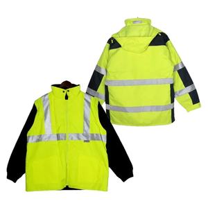 Chaqueta de Seguridad de Alta Visibilidad con Pantalones, Reflectante, Térmica, de Poliéster, para Trabajo, Construcción, Clase 2, Resistente - Product Image 6