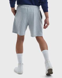 Short en coton décontracté pour homme avec taille élastique et poche en jersey solide 7.5 entrejambe Gym Board Shorts Trunks Maillots de bain pour la plage été - Product Image 5