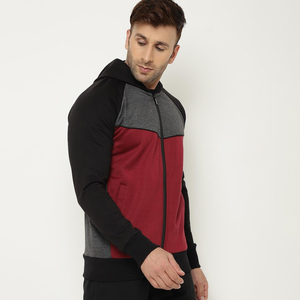 เสื้อฮู้ดมีซิปแบบต่อชายและหญิงผ้าคอตตอนฟลีซซิปแบบลำลองมีซิปชุดออกกำลังกายพิมพ์ลายสำหรับ XS ผู้ชายผู้หญิง - Product Image 2