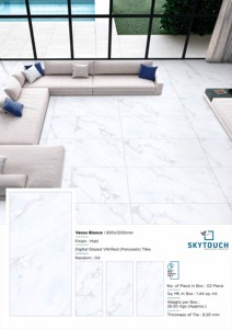 Fabrication Skytouch Carrelages de sol en céramique émaillée polie pour salon très populaires 60x60cm 60x120cm pour la décoration intérieure pour la maison de luxe - Product Image 6