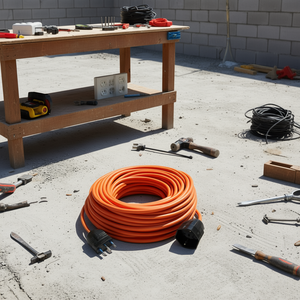 Orange Electrical <b>Extension</b> Cord (30m) H05VV-F 3x1.5 Mmq (16A 2P+T) PP0379 30 Cables and Wires - Product Image 3