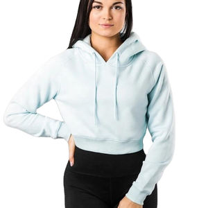 Meilleur prix Sweat-shirt à capuche en coton grande taille pour femmes, léger et long, avec col à capuche, fabriqué en hiver au Pakistan - Product Image 1