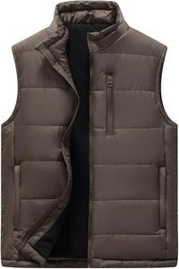 Venta Directa de Fábrica, Chaleco Acolchado con Cierre y Cuello en V, Personalizable, Transpirable, de Alta Calidad, para Hombre, Invierno, Casual - Product Image 6