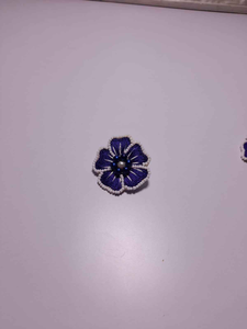 Boucles d'oreilles multicolores en perles de rocaille brodées à la main, bijoux fantaisie de haute couture pour femmes, vente en gros - Product Image 6