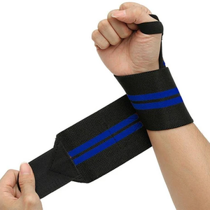 Secure <b>wrist</b> wraps designed for gym strength training weightlifting workouts <b>and</b> fitness exercise <b>support</b> - Product Image 5