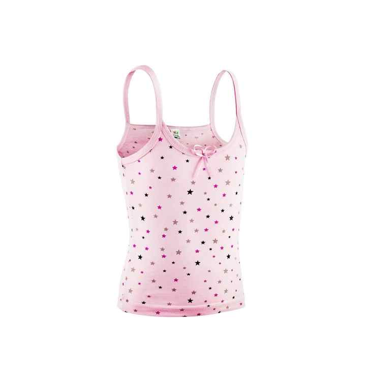 Star Printed Girl's String tank Top 100% Cotton