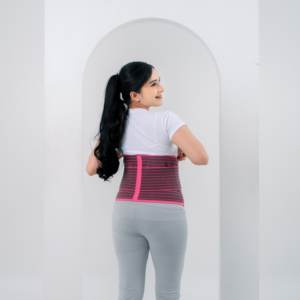 ที่รัดเอวถ่านไม้ไผ่นาโนคุณภาพพรีเมี่ยมดีไซน์ทันสมัยและมีสไตล์สีชมพูและสีเทอร์ควอยซ์ - Product Image 5