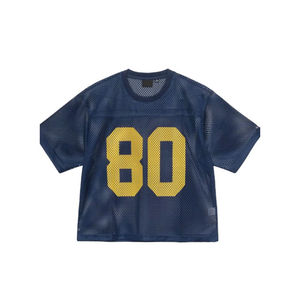 Vente en gros personnalisé OEM polyester matériau respirant de haute qualité maillot de football américain broderie logo imprimé séchage rapide - Product Image 2