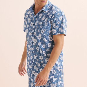 Camisas Hawaianas de Manga Corta con Estampado Informal de Verano, Blusa de Playa con Gráficos Personalizados para Hombre - Product Image 1