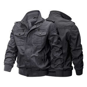 Unisex Custom Fashion Soft Shell Waterproof Breathable Windproof <b>Stand</b> Collar Windbreaker Jacket with Zipper Closure for Winter - Product Image 6