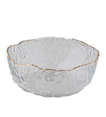 Bol de service en verre de conception italienne bol en verre décoratif de table pour la maison cuisine hôtel restaurants fête - Product Image 2