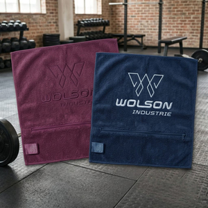 Serviette de sport jetable personnalisée Wolson Industry, séchage rapide, écologique, en coton et bambou, imprimée par transfert thermique, pour le fitness et les sports - Product Image 4