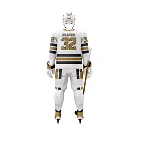 2025 uniformes de hockey sur glace d'équipe personnalisés de qualité supérieure New Jersey et ensemble court vêtements de hockey sur glace de qualité supérieure - Product Image 6