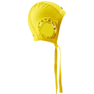 หมวกว่ายน้ำโปโลน้ำสีเหลืองคุณภาพสูงแบบกำหนดเอง หมวกว่ายน้ำสีพื้นพร้อมโฟม โลโก้และดีไซน์แบบกำหนดเอง - Product Image 1