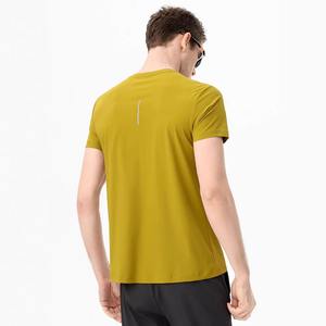 T-shirt en coton de soie glacée pour homme, style décontracté d'été, col rond, manches courtes, thermoscellé, style universel, tissu en polyester respirant - Product Image 3