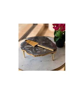 Soporte de resina para pastel de frutas, bandeja de resina, posavasos redondo Irregular, esterilla, herramientas de fundición para artesanía - Product Image 1