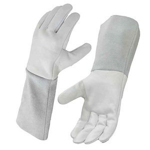 ถุงมือเชื่อมหนังวัวตัดได้กันลื่นกันความร้อนวัสดุที่ดีที่สุดถุงมือเชื่อมหนังวัวตามสั่ง - Product Image 1