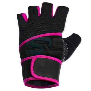 Gants d'haltérophilie avec logo personnalisé en gros pour hommes Gants d'entraînement en cuir rembourrés pour l'entraînement et la gymnastique Gants de haute qualité - Product Image 6
