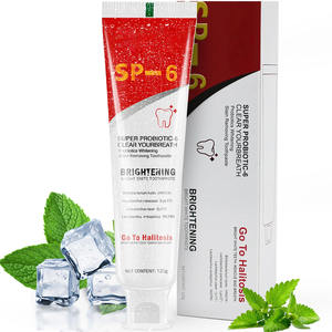 Pasta Dental Probiótica SP-6 para el Cuidado Bucal Diario, Blanqueamiento, Eliminación de Manchas, Menta Fresca, Control de la Placa y el Mal Aliento, 120g - Product Image 4