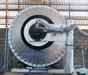 Haute capacité 20 tonnes four de fusion de plomb de ferraille rotatif PLC roulement de noyau de moteur pour unité de recyclage en vrac traitement des fumées de ferraille - Product Image 6