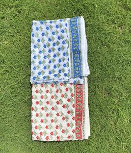 ผ้าซิ่นพิมพ์ลายอินเดีย ขนาดใหญ่พิเศษ แฟชั่นที่เป็นมิตรต่อสิ่งแวดล้อม ผ้าซิ่นผ้าฝ้ายออร์แกนิค ทำด้วยมือ ผ้าคลุมชายหาด - Product Image 4