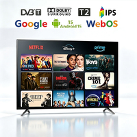 Televisor Inteligente 4K UHD de 85 Pulgadas, Android TV, Ultra Delgado, Sin Marco, Versión Global, HDR 10, Control por WiFi, Fabricante de Televisores LED