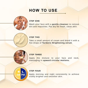 Crema Ayurvédica de cúrcuma para la rutina diaria del cuidado de la piel con fórmula suave de hidratación y aclaramiento para todo tipo de piel - Product Image 5