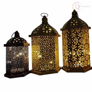 Portavelas de Metal de Lujo con Anillo para Colgar |   Ideal para decoración de jardines, patios, bodas y eventos. - Product Image 3