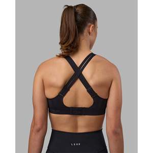 Sujetador Deportivo Estable - Negro, Ecológico, Acolchado, Talla Grande, Top de Gimnasio - Product Image 4
