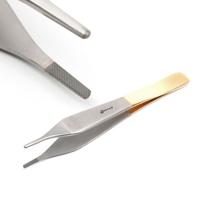 Pinzas Quirúrgicas para Iris, 11.5 cm / 4.5 Pulgadas, Pinzas de Microdisección Quirúrgicas Anguladas, Fabricante y Exportador - Product Image 4