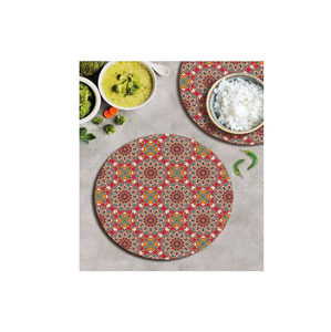 Vente en gros MDF et imprimé Dessous de plat maison bar utiliser vierge de sublimation de bière vierge pour la conception de fleurs de forme ronde - Product Image 4