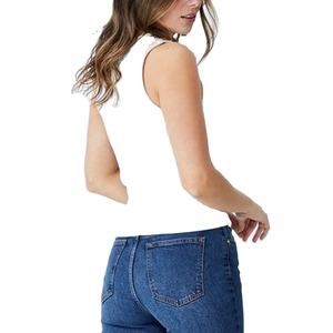 เสื้อกล้ามผ้าฝ้ายสำหรับผู้หญิง คุณภาพสูง คอกลม ทรงพื้นฐาน สำหรับเล่นกีฬา ออกกำลังกาย ฟิตเนส เสื้อยืดลำลอง ผลิตโดย HS 2026 - Product Image 6