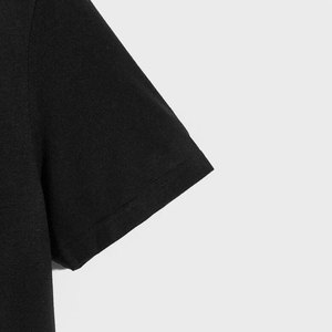 T-shirt pour homme en coton 100% avec logo personnalisé, de haute qualité, respirant, à manches courtes, pour impression et vente en gros - Product Image 3