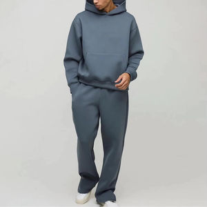 Conjuntos Deportivos de Dos Piezas para Hombre, Trajes de Entrenamiento de Felpa Técnica para Gimnasio y Fitness, Traje para Correr - Product Image 1