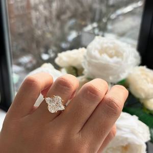 Luxury Oval Cut Moissanite Three <b>Stone</b> Ring Gold Silver platinum Setting Engagement Anniversary Fine Jewelry Factory Price - Product Image 4