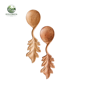 Hand Carved Classic Long Handle Durable Eco-Friendly Wooden Welsh Love <b>Spoons</b> for Business Gifts Hand Carved Welsh Love <b>Spoons</b> - Product Image 5