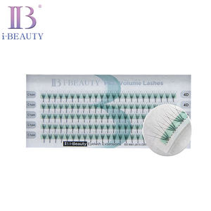 Eyelash Extension -ib <b>Pre</b>-<b>made</b> <b>Fan</b> FINE VOLUME LASHES Horizontal 4D Lash C Type Individual Lash South Korea top Quality - Product Image 1