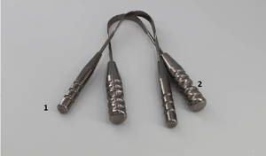 Nettoyant de langue réutilisable en acier inoxydable écologique, grattoir double face en forme de U, design antidérapant pour un nettoyage interdentaire efficace - Product Image 3